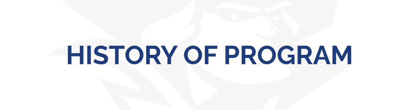 HISTORY of PROGRAM