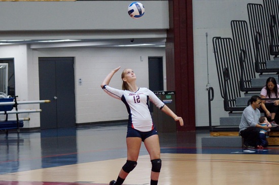 Women's Volleyball Swept By Ocean County College