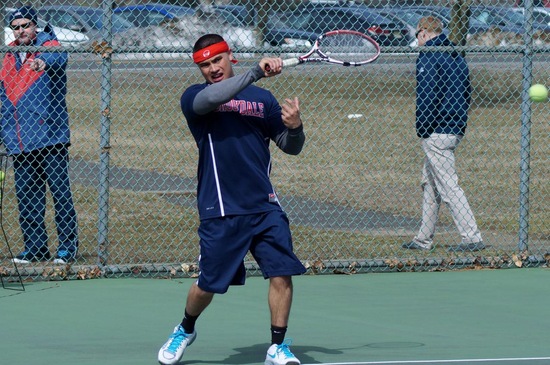 Men's Tennis Dominates Play Against Bucks County Community College