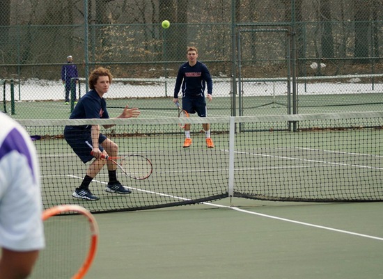Men's Tennis Downed By Ocean In Conference Match-Up; Wills and Pettersen Take Second Doubles