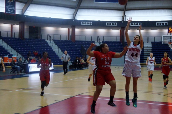 Freshman Ashley Zito Double-Doubles; Women's Basketball Falls To Montgomery College