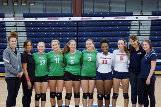 Women's Volleyball Honors Sophomores; Jersey Blues Stumble Against Ocean Vikings