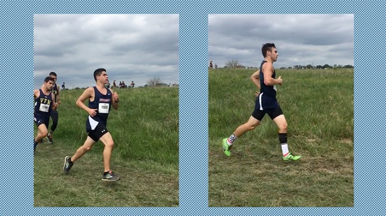 Nick Ince and Michael Chiappone Cross The Finish Line Together At Rowan University